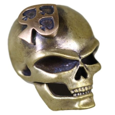 (image for) Three Spade (Brass Skull - Bronze Spade) By Techno Silver