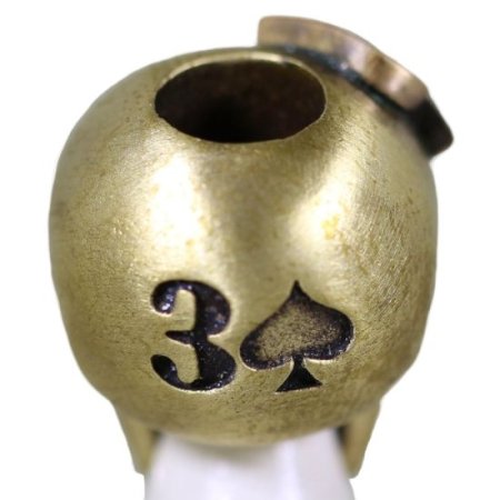 (image for) Three Spade (Brass Skull - Bronze Spade) By Techno Silver