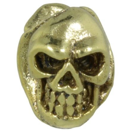 (image for) Two Face Skull in Brass by Covenant Everyday Gear