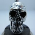 (image for) Thulsa Skull In Silver Finish By Bad Azz Beads