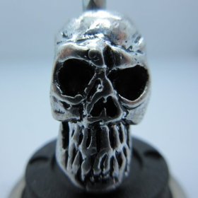 Thulsa Skull In Silver Finish By Bad Azz Beads