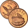 (image for) Titanic 1 oz .999 Pure Copper Round