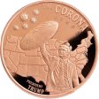 (image for) Donald J. Trump ~ Coronavirus (Disme) 1 oz .999 Pure Copper Round