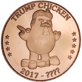 Trump Chicken 1 oz .999 Pure Copper Round