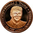 (image for) Donald J. Trump - Keep America Prosperous (2020) 1 oz .999 Pure Copper Round