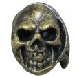 (image for) Two Face Skull in Brass With Black Patina by Covenant Everyday Gear