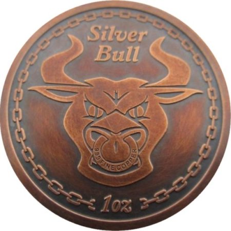 (image for) Uncle Vam 1 oz .999 Pure Copper Round (Black Patina)