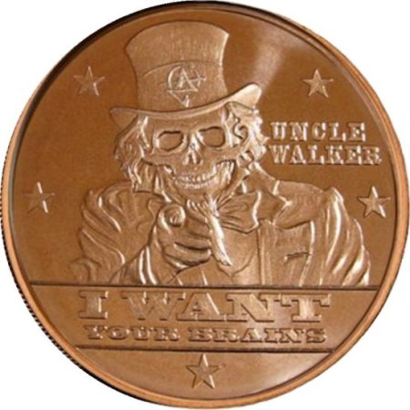 (image for) Uncle Walker 1 oz .999 Pure Copper Round (7th Design of the ApocalypZe Series)