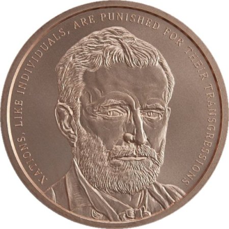 (image for) Ulysses S. Grant #139 (2019 Silver Shield - Mini Mintage) 1 oz .999 Pure Copper Round