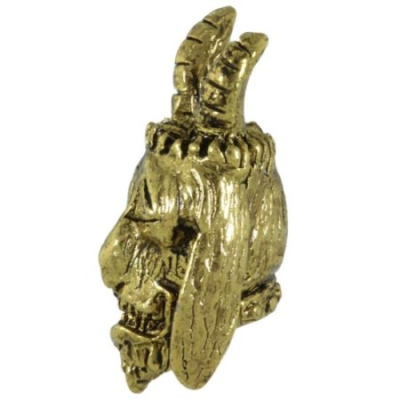 (image for) USN Tactical Goat Bead in 18K Antique Gold Plated Finish by Schmuckatelli Co.