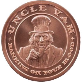Uncle Vam 1 oz .999 Pure Copper Round