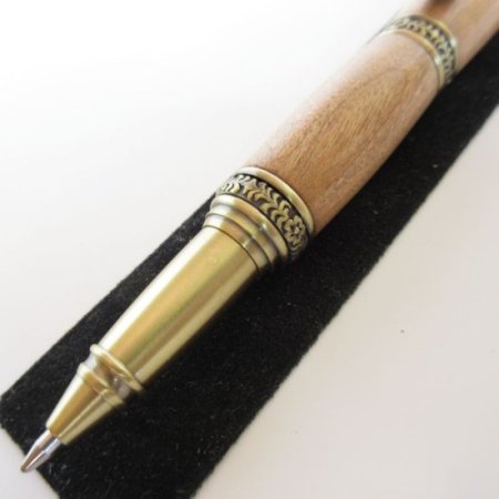 (image for) Victorian Twist Pen in (Cherry) Antique Brass