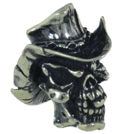 (image for) Vinnie Garoon Cowboy Bead in Solid .925 Sterling Silver by Schmuckatelli Co.
