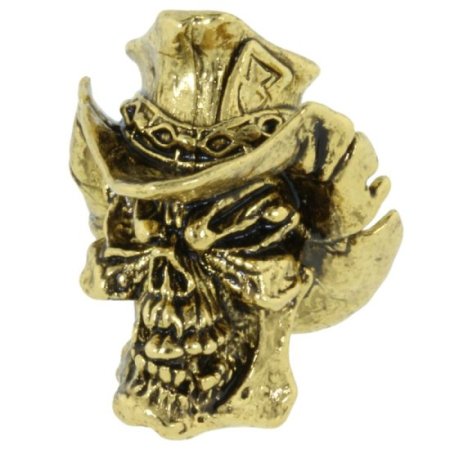 (image for) Vinnie Garoon Cowboy Bead in 18K Antique Gold Finish by Schmuckatelli Co.
