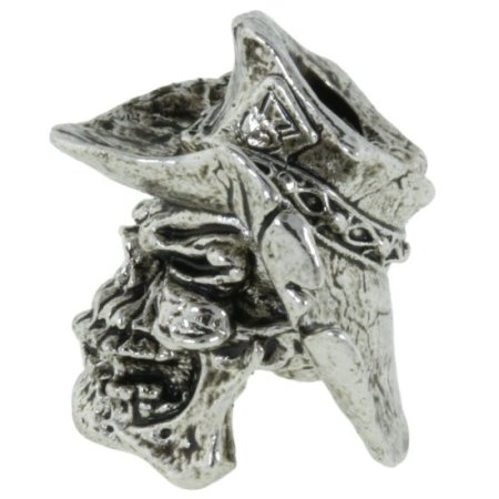 (image for) Vinnie Garoon Cowboy Bead in Antique Rhodium Finish by Schmuckatelli Co.