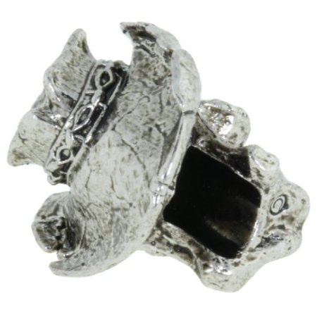 (image for) Vinnie Garoon Cowboy Bead in Antique Rhodium Finish by Schmuckatelli Co.