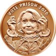 (image for) Vote Prison 2016 #21 (2017 Silver Shield Mini Mintage) 1 oz .999 Pure Copper Round
