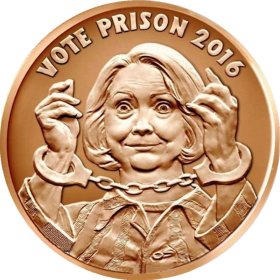 Vote Prison 2016 #21 (2017 Silver Shield Mini Mintage) 1 oz .999 Pure Copper Round