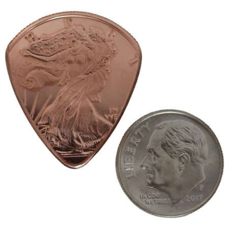 (image for) Walking Liberty Copper Guitar Pick