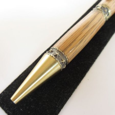 (image for) Western Twist Pen in (Jack Daniel's® Oak) Antique Brass