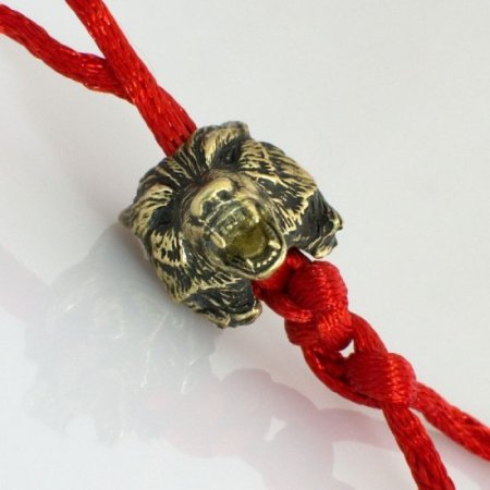 (image for) Wolf Bead in Brass by Russki Designs