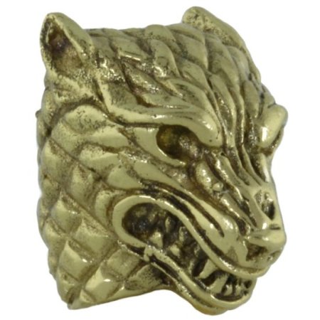 (image for) Wolfhead in Brass by Covenant Everyday Gear