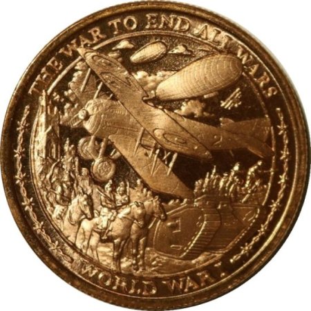 (image for) World War I (Patriot Series) 1 oz .999 Pure Copper Round