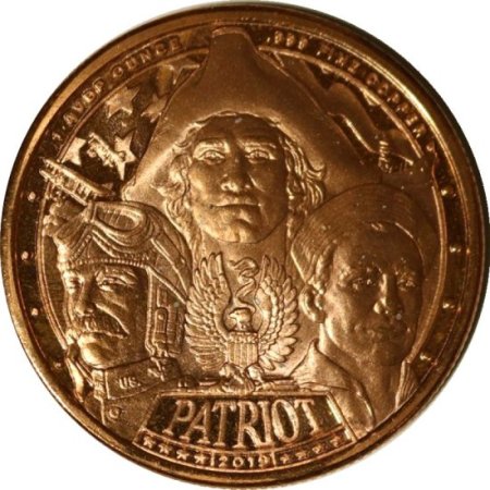 (image for) World War I (Patriot Series) 1 oz .999 Pure Copper Round