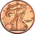 (image for) Walking Liberty Design (Sunshine Mint) 1 oz .999 Pure Copper Rounds