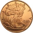 (image for) Walking Liberty Design 1/2 oz .999 Pure Copper Round