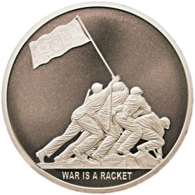 War Is A Racket #50 (2018 Silver Shield - Mini Mintage) 1 oz .999 Pure Copper Round