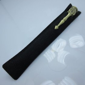 Wild Card Twist Pen in (Black Palm) Antique Brass