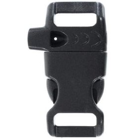 1/2" Whistle Curved Black Side Release Buckles
