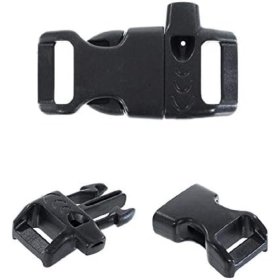 (image for) 1/2" Whistle Curved Black Side Release Buckles