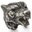 (image for) Wolf Bead in Nickel Silver by Russki Designs