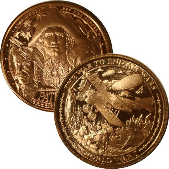 (image for) World War I (Patriot Series) 1 oz .999 Pure Copper Round