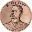 (image for) Wyatt Earp (2020 Reverse) 1 oz .999 Pure Copper Round