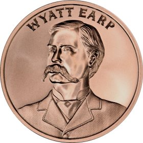 Wyatt Earp (2020 Reverse) 1 oz .999 Pure Copper Round